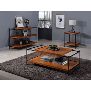  Metal Open Frame with Straight Leg (Open Base) â€¢â€¢ CONSTRUCTION] Wooden Top/Shelf: Veneer (Paper)+MDF T18mm â€¢ (NO Apron) â€¢ Metal Frame/Leg: Shiny Bla