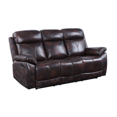 It is no secret that everyone fights over who gets to sit on the recliner. Recliners are the comfiest seat in the house, the Perfiel collection will solve that issue. The sofa, loveseat, and chair have manual reclining seats. Reclining to a 155-degree ang
