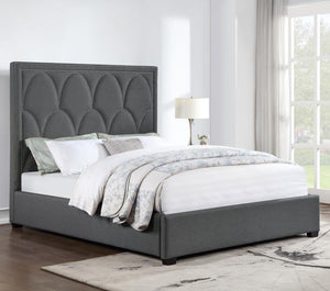  enticing panel bed. Designed to infuse romance and artistry
