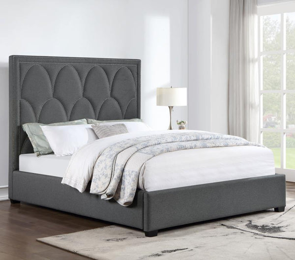  enticing panel bed. Designed to infuse romance and artistry
