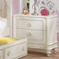 2 Drw Drawer: GLIDE Side Metal (3/4 Ext.), DT French Front & Back, Felt-Lined Top Drw, Hdw: White Metal Drawer Size: 6-"H (152mm)
