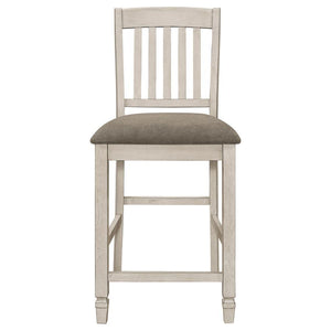  upholstered seat to create a truly inviting design. Thick