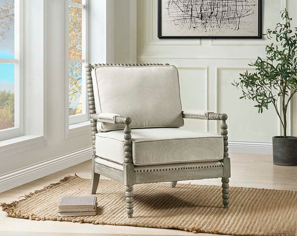 Saraid - Accent Chair - Gray, Dark - 35-"