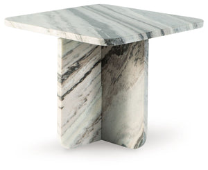 Artful. Sculptural. Stylish. All are apt descriptions of this accent cocktail table. Crafted with stunning marble in varying neutral tones, it offers an elevated interpretation of everyday style. Whether it-'s making a statement standing alone or adorned 
