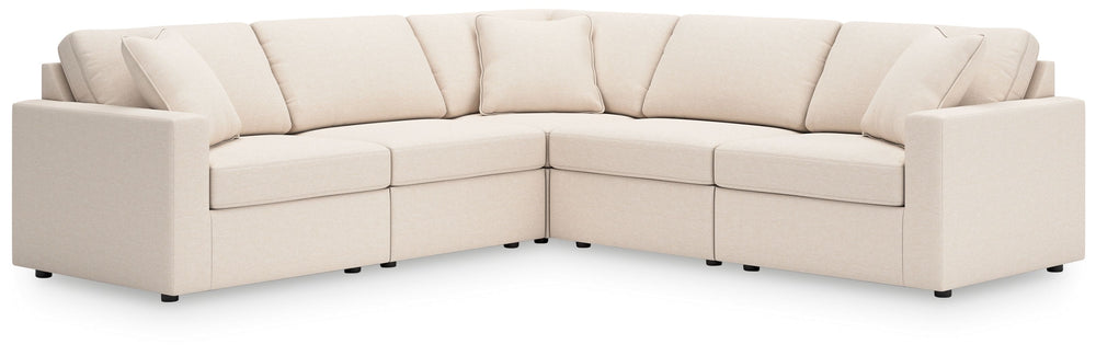 Looking cool and contemporary is great. But when it comes down to it, youâ€™re all about low-maintenance lounging. With the performance fabric on this sectional, cleaning spills is a breeze. And its customizable modular design caters to your ever-changing