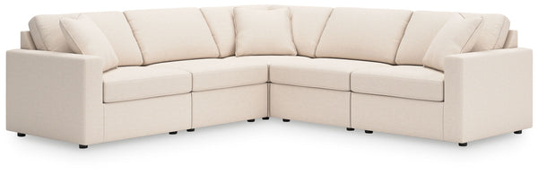 Looking cool and contemporary is great. But when it comes down to it, youâ€™re all about low-maintenance lounging. With the performance fabric on this sectional, cleaning spills is a breeze. And its customizable modular design caters to your ever-changing