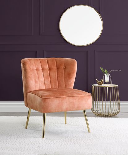 Seat Construction: Full FoamTight Seat & Back CushionMetal LegWingback Chair<br/><br/><b>Product Features</b><ul><li>Seat Construction: Full Foamâ€§Tight Seat & Back Cushionâ€§Metal Legâ€§Wingback Chair</li><li>Case: 1Pc/1Ctn</li><li>Finish: Cocoa Velvet<