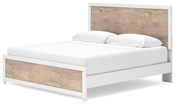 Charbitt - Two-tone - King Panel Bed