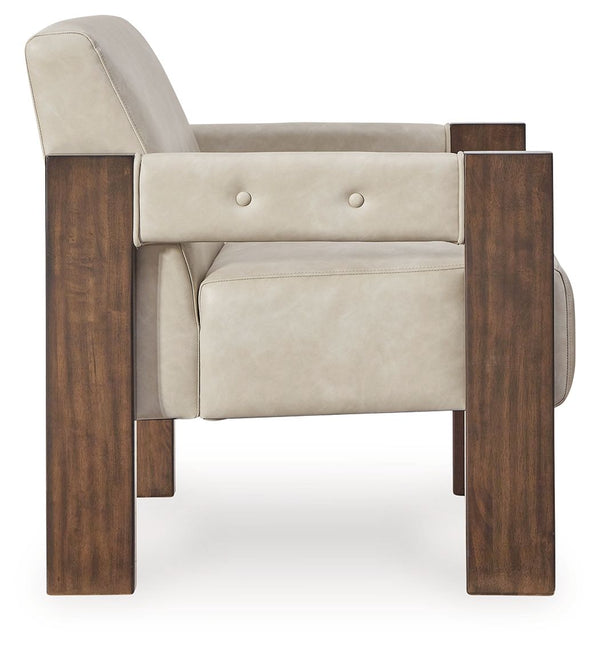 Adlanlock - Bone - Accent Chair