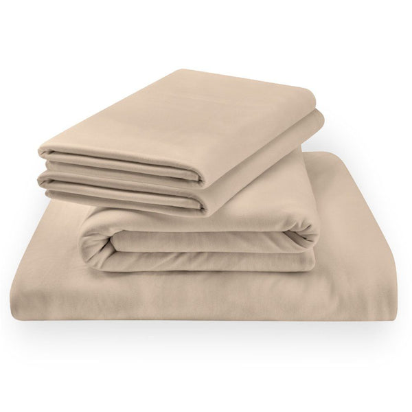  silky stretch. These 100% rayon from bamboo sheets feature a soft jersey knit with a comfortable stretch and natural moisture-wicking qualities. It all adds up to a silky-smooth feel - and thanks to our unique StayTight bands for a snug