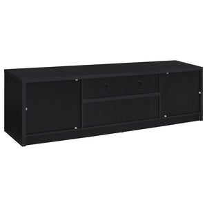 Winfield - 2-Door TV Stand Media Console - Black