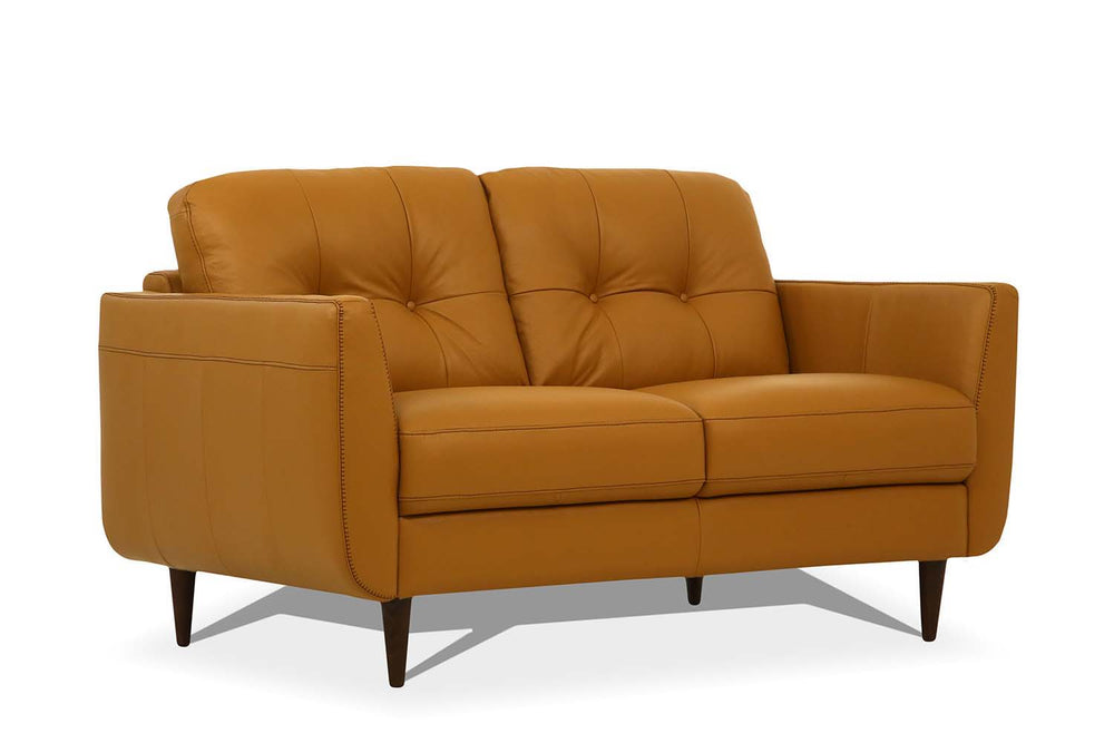 Assembled, Loose Back & Tight Seat Cushion (2+2), Button Tufted CONSTRUCTION SEAT: Webbing