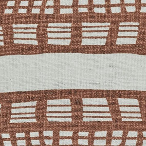 Ackford - White / Rust - Pillow (Set of 4)