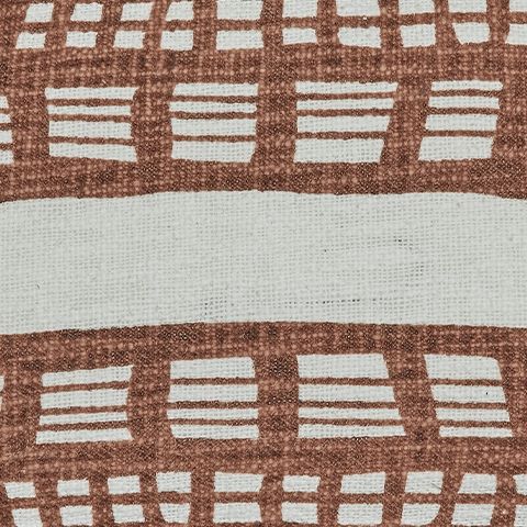 Ackford - White / Rust - Pillow