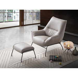 Jabel - Accent Chair & Ottoman - Khaki