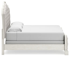 Arlendyne - Antique White - California King Upholstered Bed