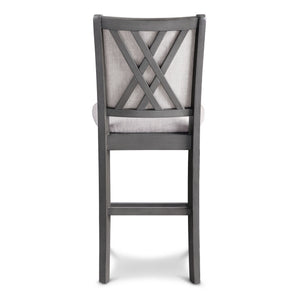 Amy - Counter Chair (Set of 2) - Gray