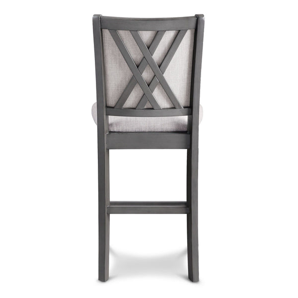 Amy - Counter Chair (Set of 2) - Gray