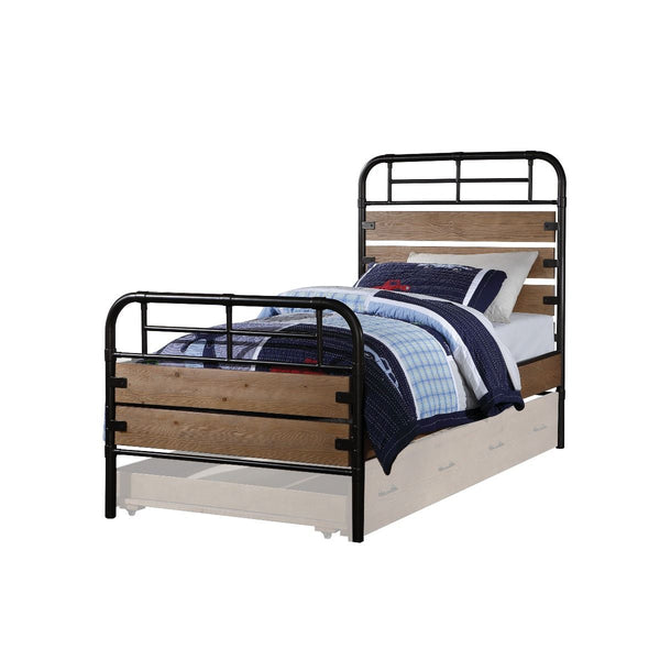  the Adams youth bedroom collection will definitely anchor your home. The bed is constructed with metal frame with wood panels