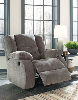 Tulen - Gray - 3 Pc. - Reclining Sofa