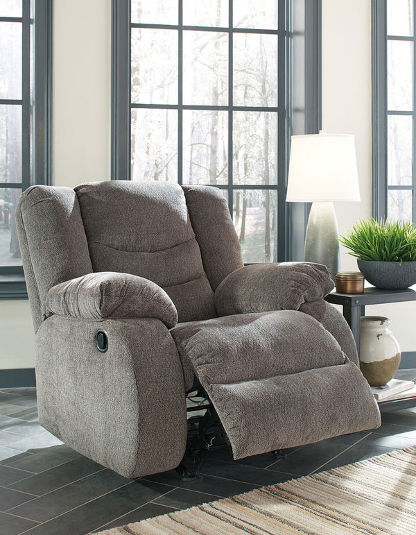 Tulen - Gray - 3 Pc. - Reclining Sofa