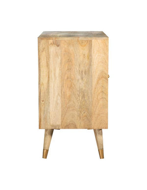 Alyssum - 2-Door Mango Wood Accent Cabinet - Natural