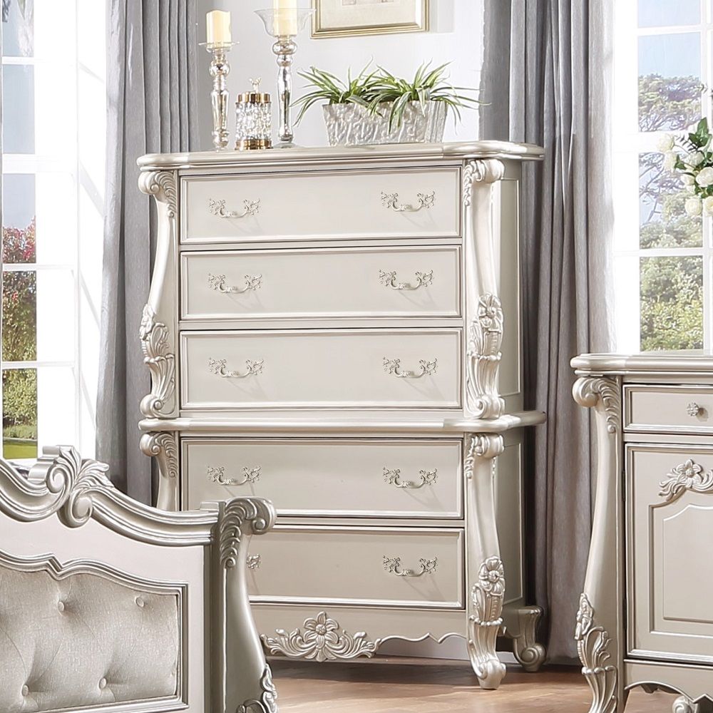 Exclusive Design Box Spring Required Padded Headboard & Footboard Button Tufted Drawer: Dovetail, Full Extension, Metal Side Glide, Safety Stop Included