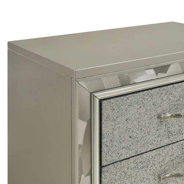 Radiance - Nightstand - Silver