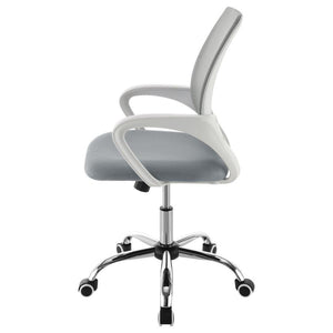 Felton - Upholstered Adjustable Home Office Desk Chair - Gray