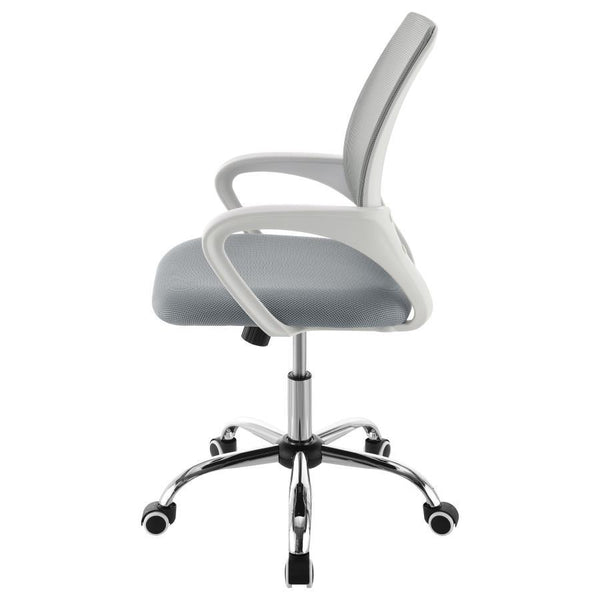 Felton - Upholstered Adjustable Home Office Desk Chair - Gray