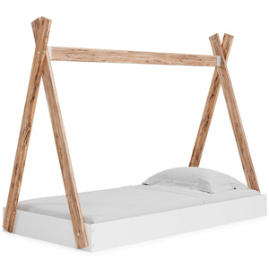 Piperton - Brown / White - Twin Tent Complete Bed in Box