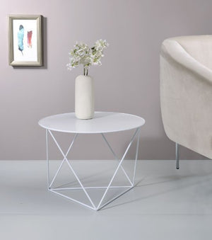 Epidia - Accent Table - White Finish