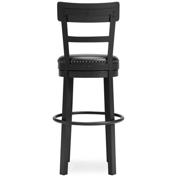Valebeck - Black - Tall UPH Swivel Barstool