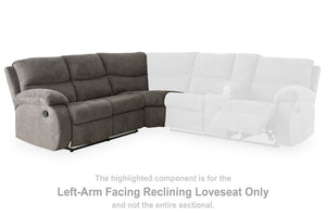 Museum - Pewter - Laf Reclining Loveseat
