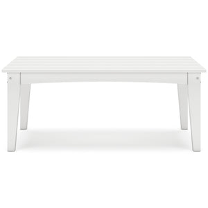 Hyland Wave - White - Rectangular Cocktail Table