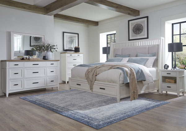 With a nod to early craftsman design and todayâ€™s popular farmhouse aesthetic, Americana Modern Bedroom is the essence of timeless authenticity. Adding easygoing beauty to bedrooms of any size, these fresh designs combine function and versatility with cl