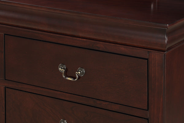 Louis Philip - Dresser & Mirror - Cherry