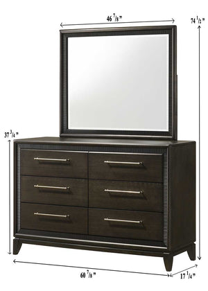 Saratoga - Queen 4 Piece Bedroom Set - Black
