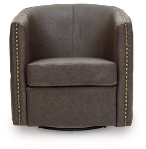 Brentlow - Granite - Swivel Accent Chair