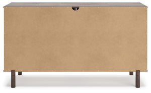 Calverson - Mocha - Six Drawer Dresser - Medium