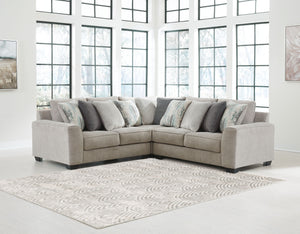 Master the art of cool, clean-lined styleâ€”loaded with sumptuous comfortâ€”with this sectional. Plush and posh, this decidedly contemporary sectional is dressed to impress with wedge-cut track armrests and box cushions for a minimalist chic aesthetic. Mu