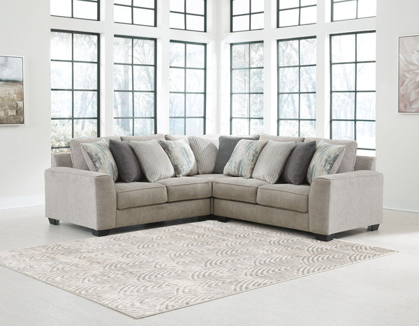Master the art of cool, clean-lined styleâ€”loaded with sumptuous comfortâ€”with this sectional. Plush and posh, this decidedly contemporary sectional is dressed to impress with wedge-cut track armrests and box cushions for a minimalist chic aesthetic. Mu