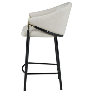 Chadwick - Fabric Upholstered Counter Chair (Set of 2) - Beige