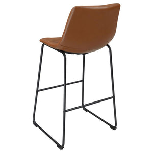 Zuni - Upholstered Counter Height Chair (Set of 2) - Saddle