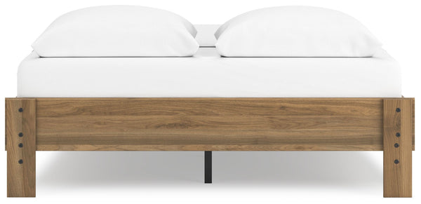Deanlow - Honey - Queen Platform Bed