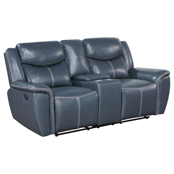 Imagine a cozy nook where every inch welcomes you to settle inâ€”the two-seater reclining loveseat is just that haven. Crafted in elegant faux leather, its contours are designed for duo comfort, allowing you and your partner to recline into bliss. Its smo