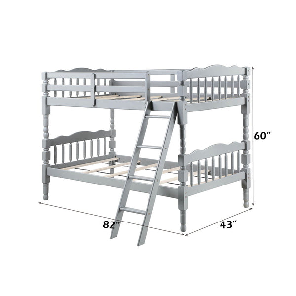 Homestead - Twin Over Twin Bunk Bed - Gray Finish