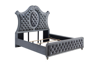 Cameo - King 5 Piece Bedroom Set - Gray