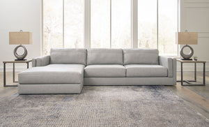  contemporary design? Adore the pleasure of leather? Look no further. This sectional with chaise satisfies on every level. Richly textured and decadently supple