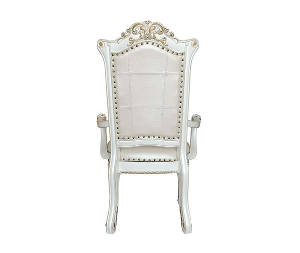  and leaf molding accents to create an old-world charm. The antique p